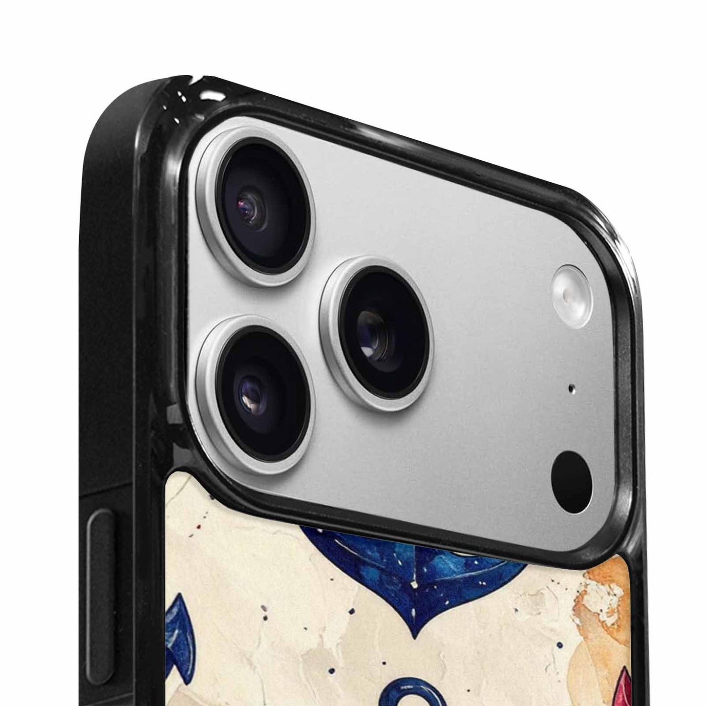iPhone 17 Pro Max Case — Hand Drawn Bling Original Art, Custom Designed Case Cover
