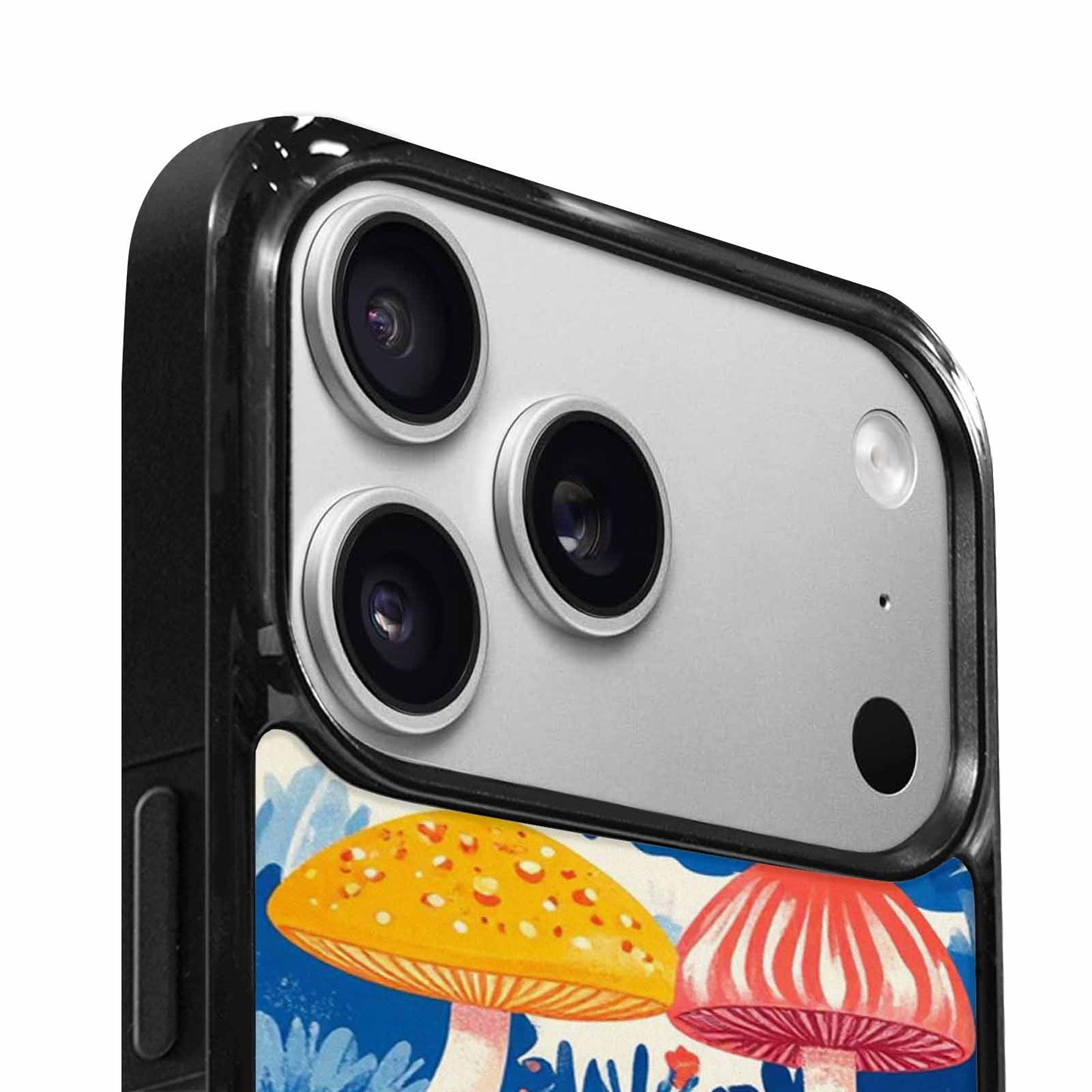 iPhone 17 Pro Case — Vintage Dinosaurs Mushroom Retro Vintage, Custom Designed Case Cover