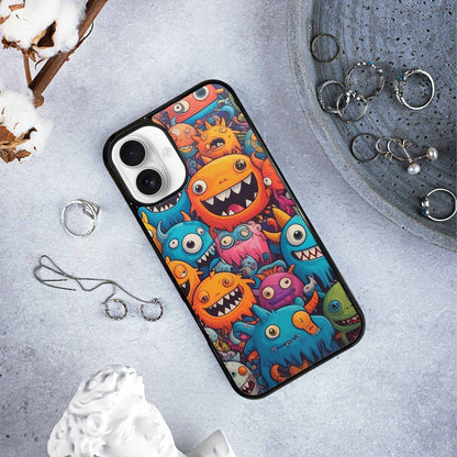 iPhone 16 Plus Case — Monsters General Cartoon Monst D4o, Custom Print Case Cover