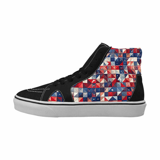 MEN'S American Flag Stars High Top Canvas Cottagecore Sneakers