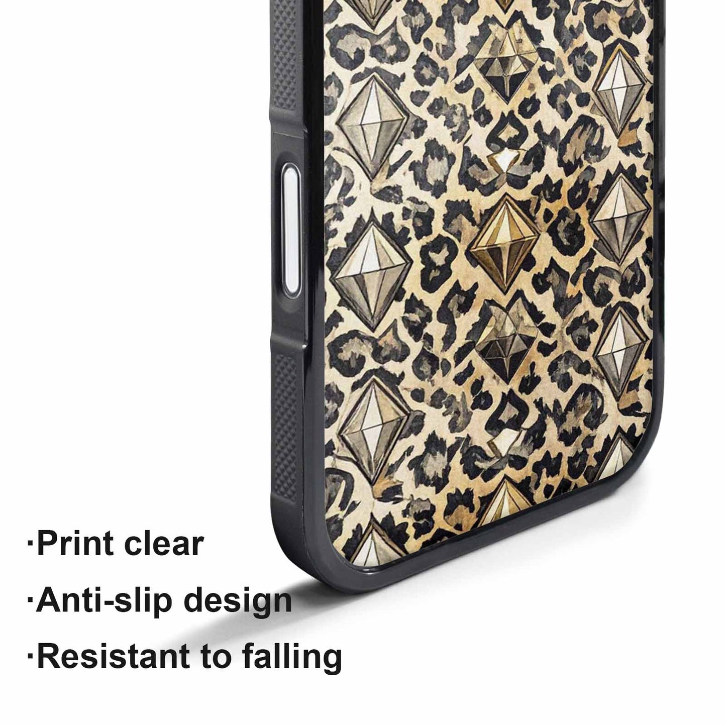 iPhone 17 Pro Max Case — Vintage Leopard Print Animal Print, Custom Made Phone Cover