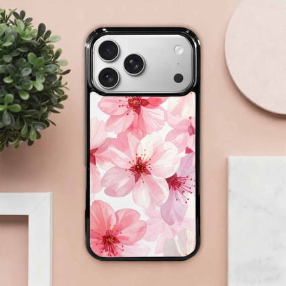 iPhone 17 Pro Max Case — Japanese Cherry Blossom Pattern, Floral, Customized Protective Case