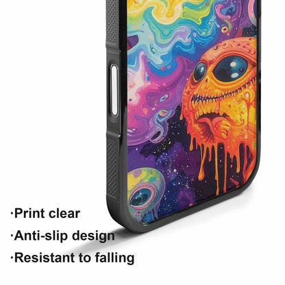 iPhone 17 Case — Aliens Tie Dyemelting Aliens Tie Dye, Customized Protective Case