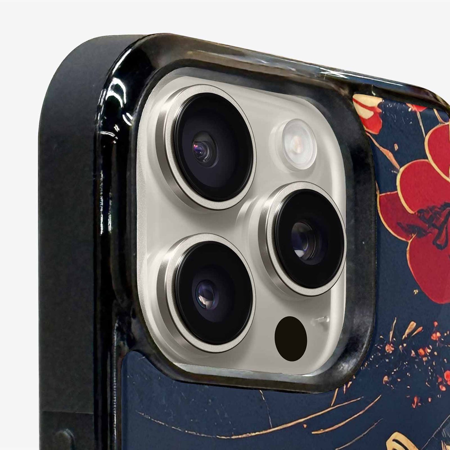 iPhone 16 Pro Max Case — Samurai Art Repeat Pattern, Custom Made Phone Cover