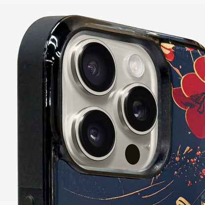 iPhone 16 Pro Max Case — Samurai Art Repeat Pattern, Custom Made Phone Cover
