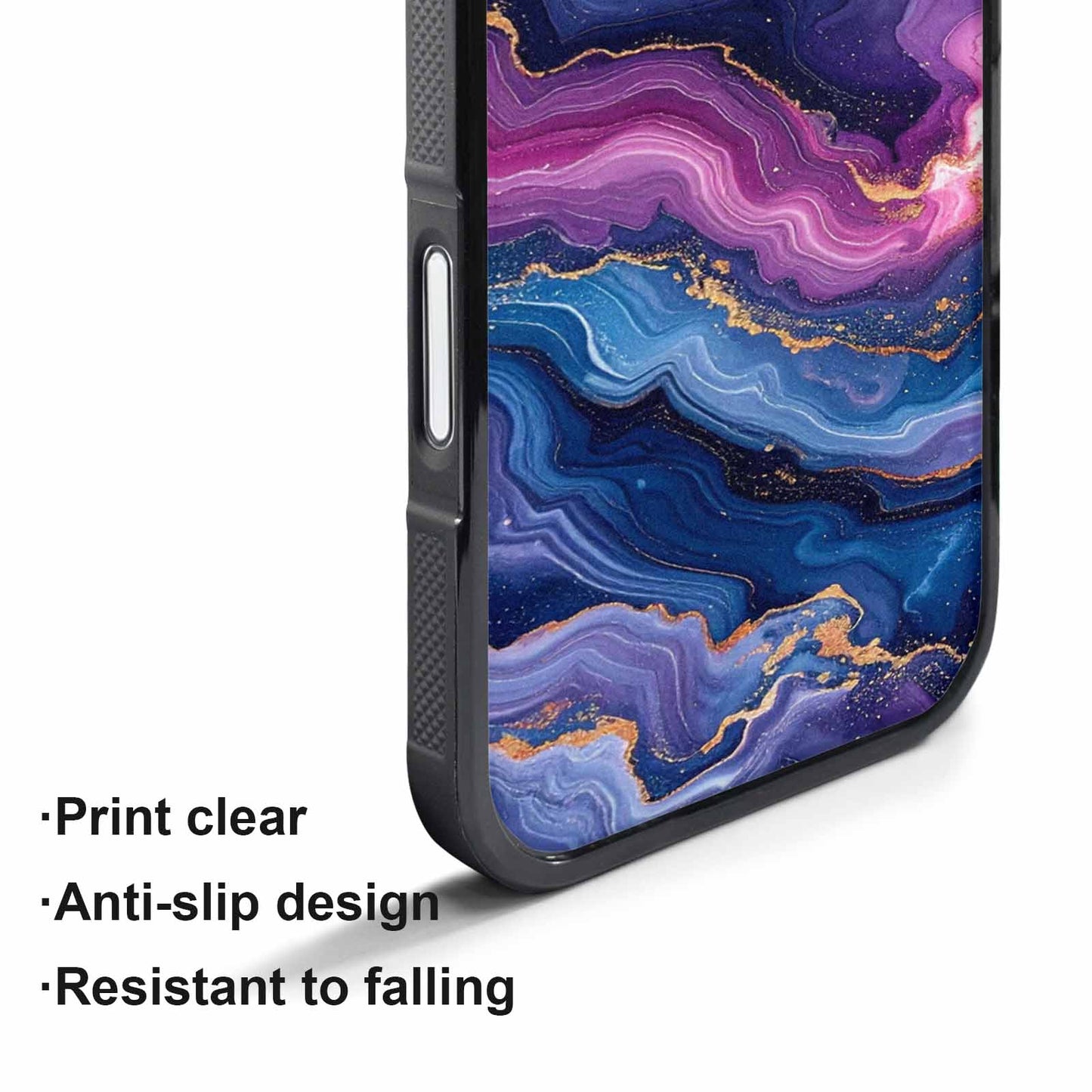 iPhone 17 Pro Max Case — Marble Galaxy, Custom Made Phone Cover