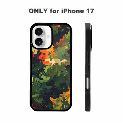 iPhone 17 Case — Small Military Camouflage Blotch Camo, Personalized Phone Case