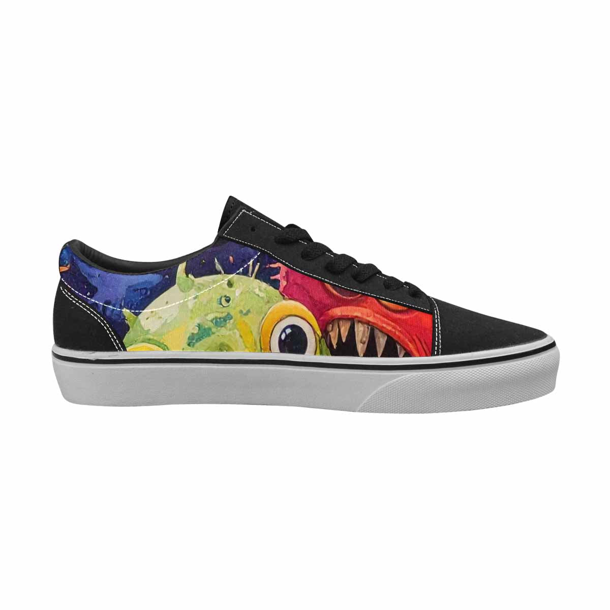 WOMEN'S Multi Lace-Up Canvas Neon Fantasy Shoes