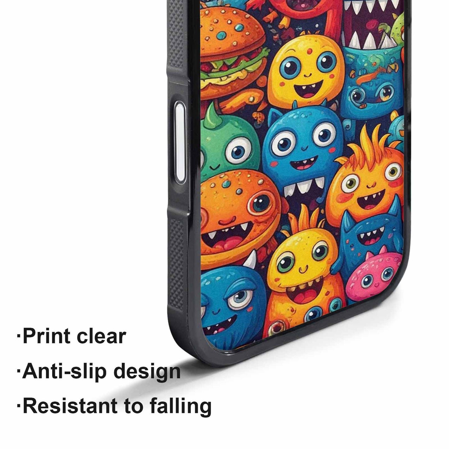 iPhone 17 Pro Max Case — Small Cartoon Monster Character Cartoon Cute, Unique Phone Case Design