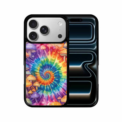 iPhone 17 Pro Case — Mushrooms Tie Dyemushrooms Pat Tkx Tie, Custom Print Case Cover