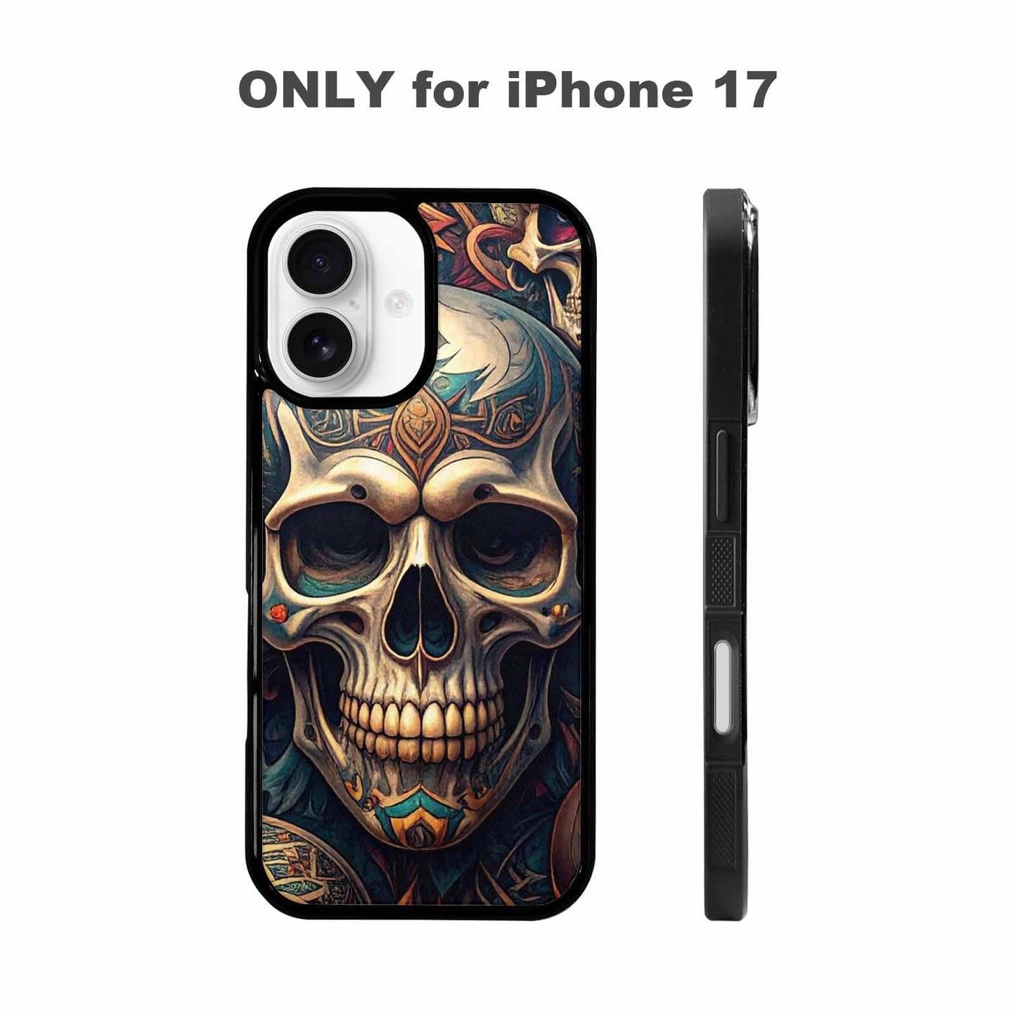 iPhone 17 Case — Skull Dark Art Gothic Print Gothic, Original Design Phone Case