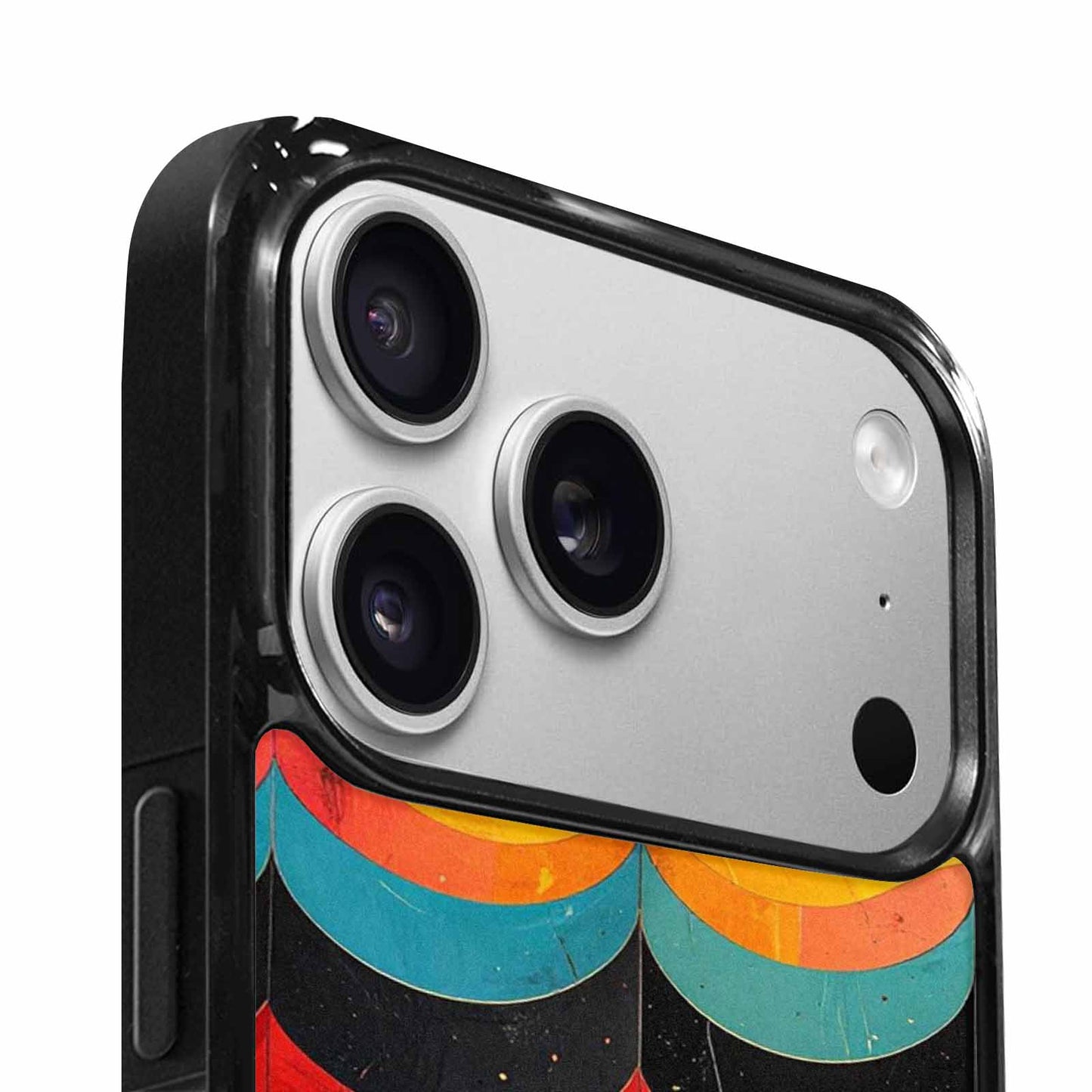 iPhone 17 Pro Max Case — Retro Wave Scallop Stripe Small Retro, Custom Designed Case Cover