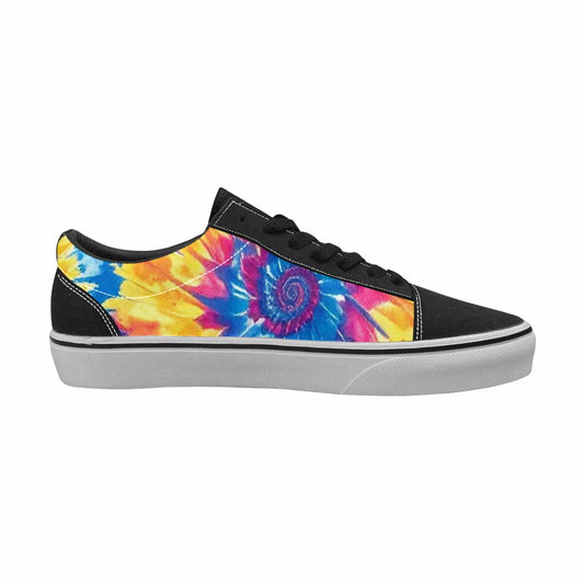 WOMEN'S Tie Dye Swirl Canvas Lace-Up Vivid Shoes