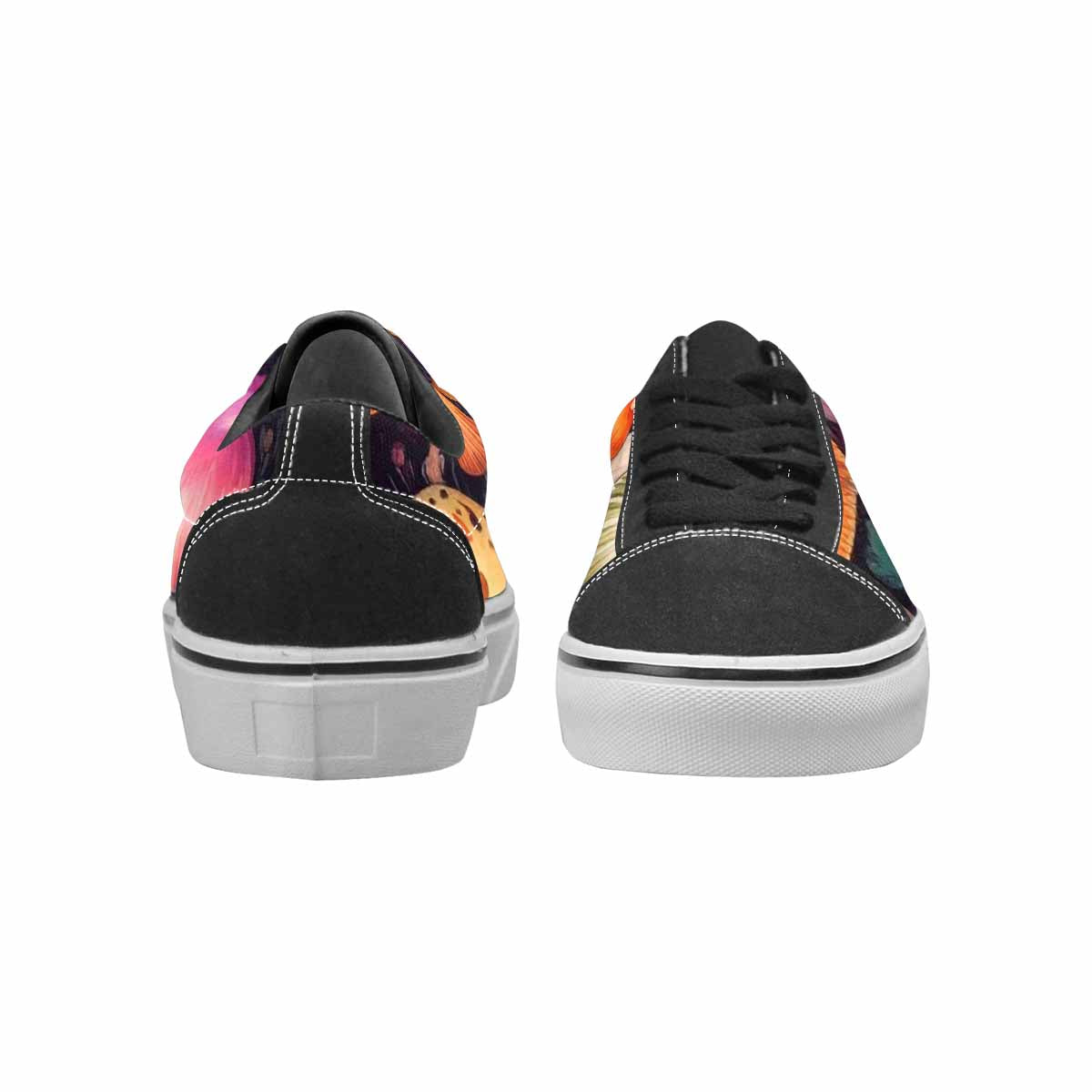 WOMEN'S Mushrooms Lace-Up Canvas Dreamlike Custom Shoes