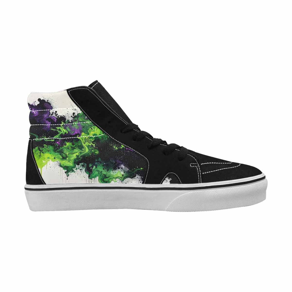 MEN'S Galaxy Nebula High Top Canvas Kaleidoscope Custom Sneakers