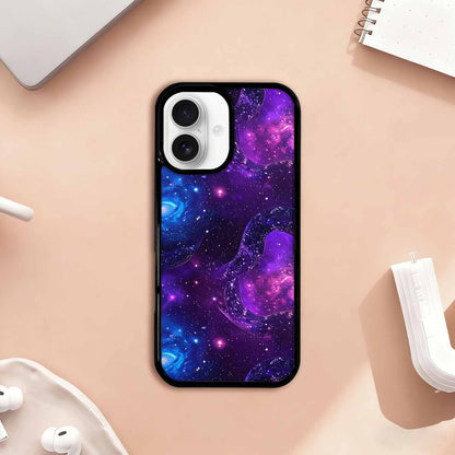iPhone 17 Case — Galaxy Snake Print Galaxy Space, Original Design Phone Case