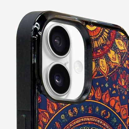 iPhone 16 Plus Case — Mandala Lions, Custom Designed Case Cover