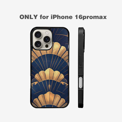 iPhone 16 Pro Max Case — Art Deco Illustration Pattern, Customized Protective Case