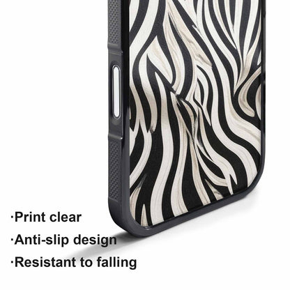 iPhone 17 Pro Max Case — Modern Zebra Stripe Animal Print, Original Design Phone Case