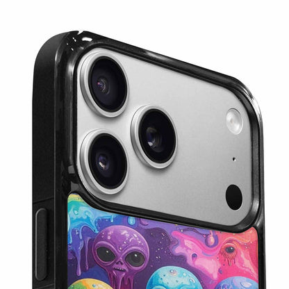 iPhone 17 Pro Case — Aliens Tie Dyemelting Aliens P Tie, Custom Printed Phone Case