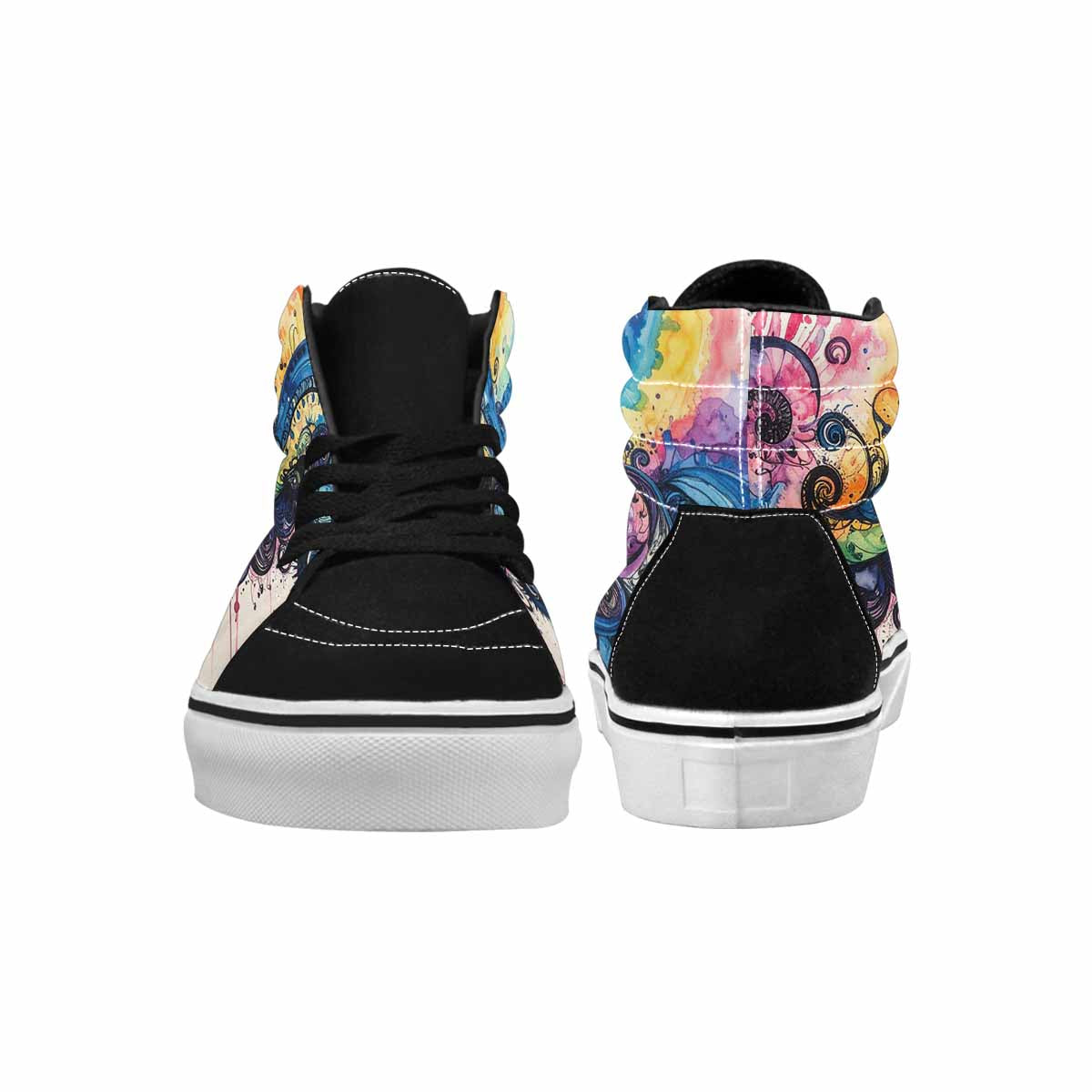 MEN'S Tie High Top Canvas Vivid Sneakers