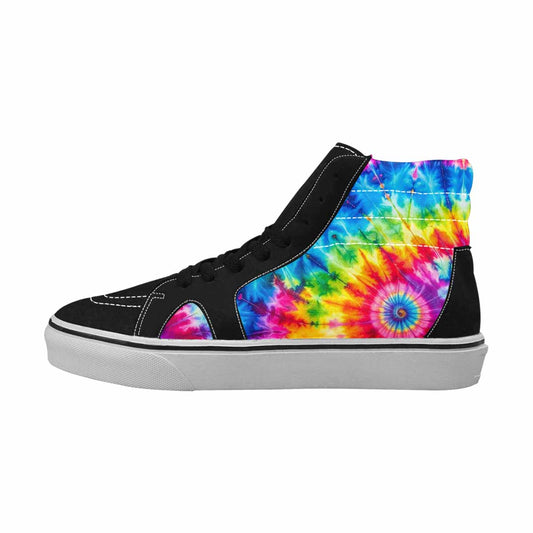 MEN'S Tie Dye Acid Wash Color High Top Canvas Aesthetic Sneakers