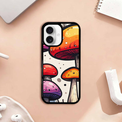 iPhone 17 Case — Vivid Winter Mushroom Cartoon Cute, Customized Protective Case