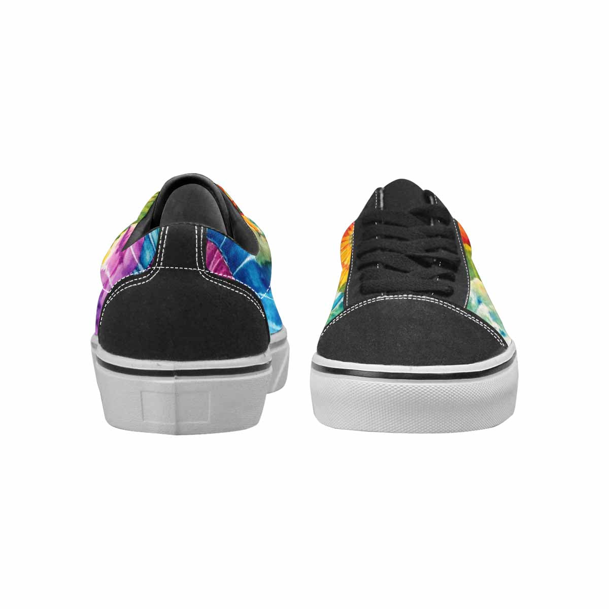 MEN'S Tie Dye Swirl Canvas Lace-Up Aesthetic Sneakers