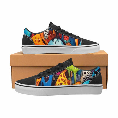 WOMEN'S Melting Aliens Lace-Up Canvas Y2K Shoes
