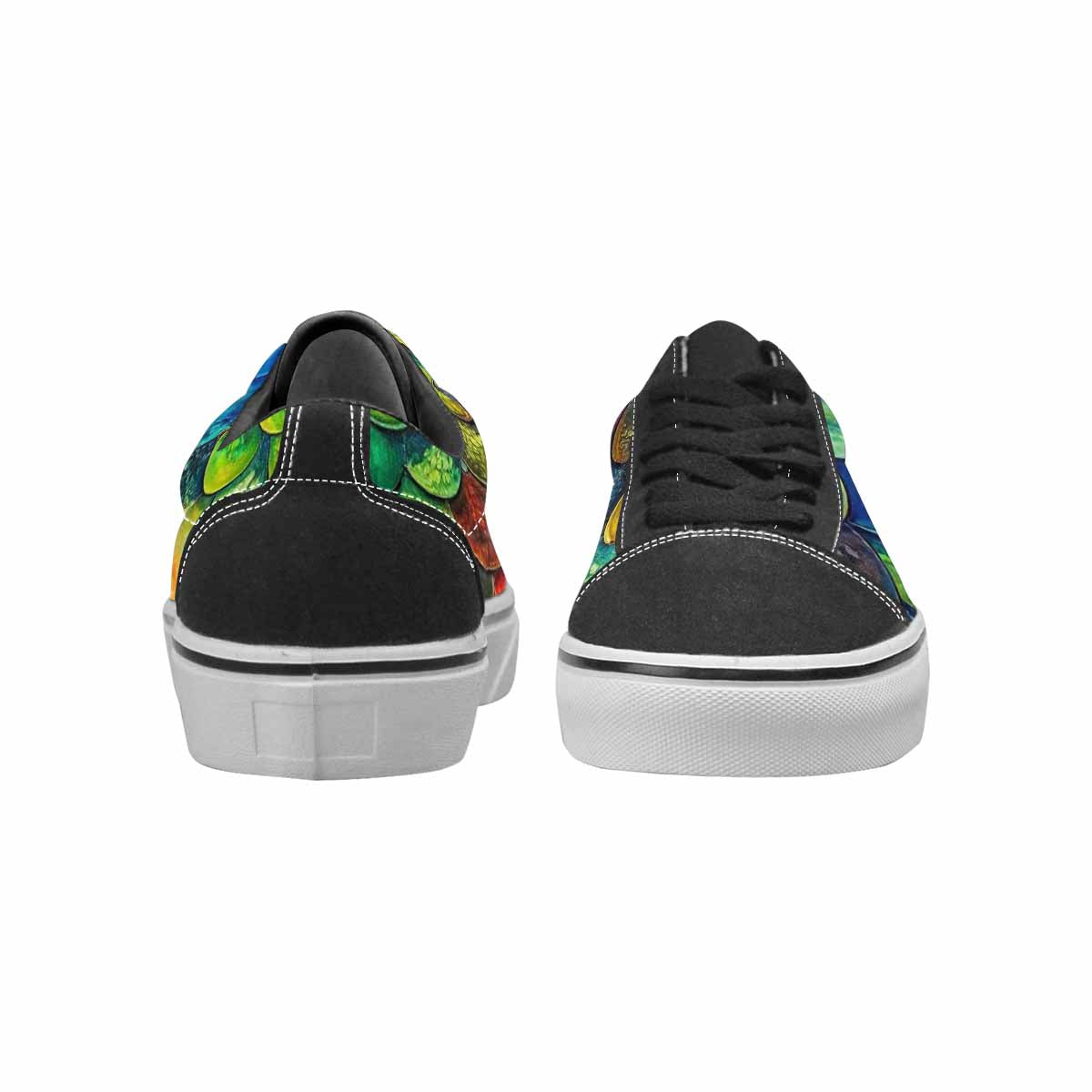 WOMEN'S Reptile Scale Lace-Up Canvas Vivid Custom Sneakers