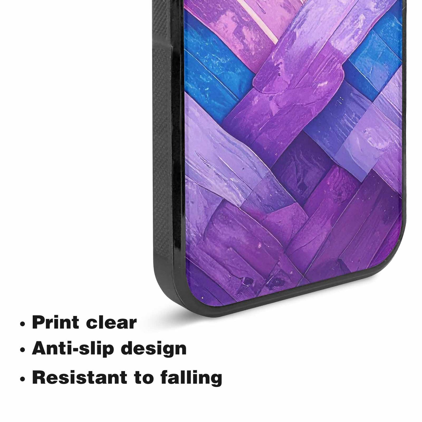 iPhone 15 Plus Case — Bisexual Flag Color Theme Small Rainbow, Custom Designed Case Cover