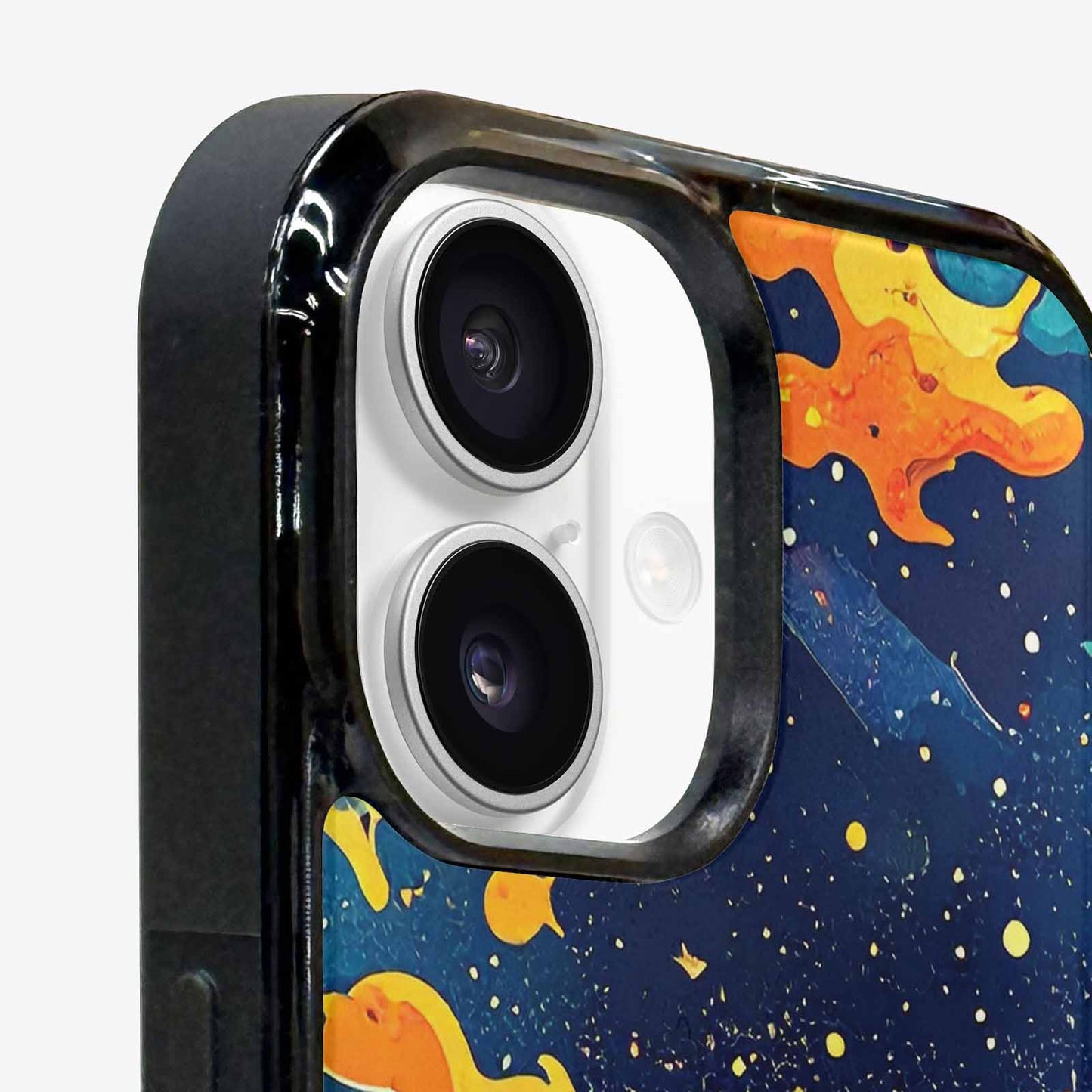 iPhone 16 Case — Cosmic Camo Harmony, Custom Print Case Cover