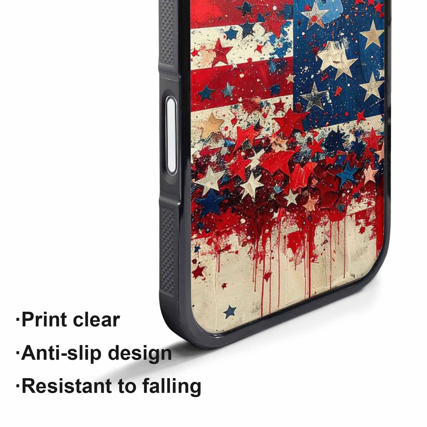 iPhone 17 Air Case — Patriotic Stars And Stripes American Galaxy, Custom Art Phone Cover