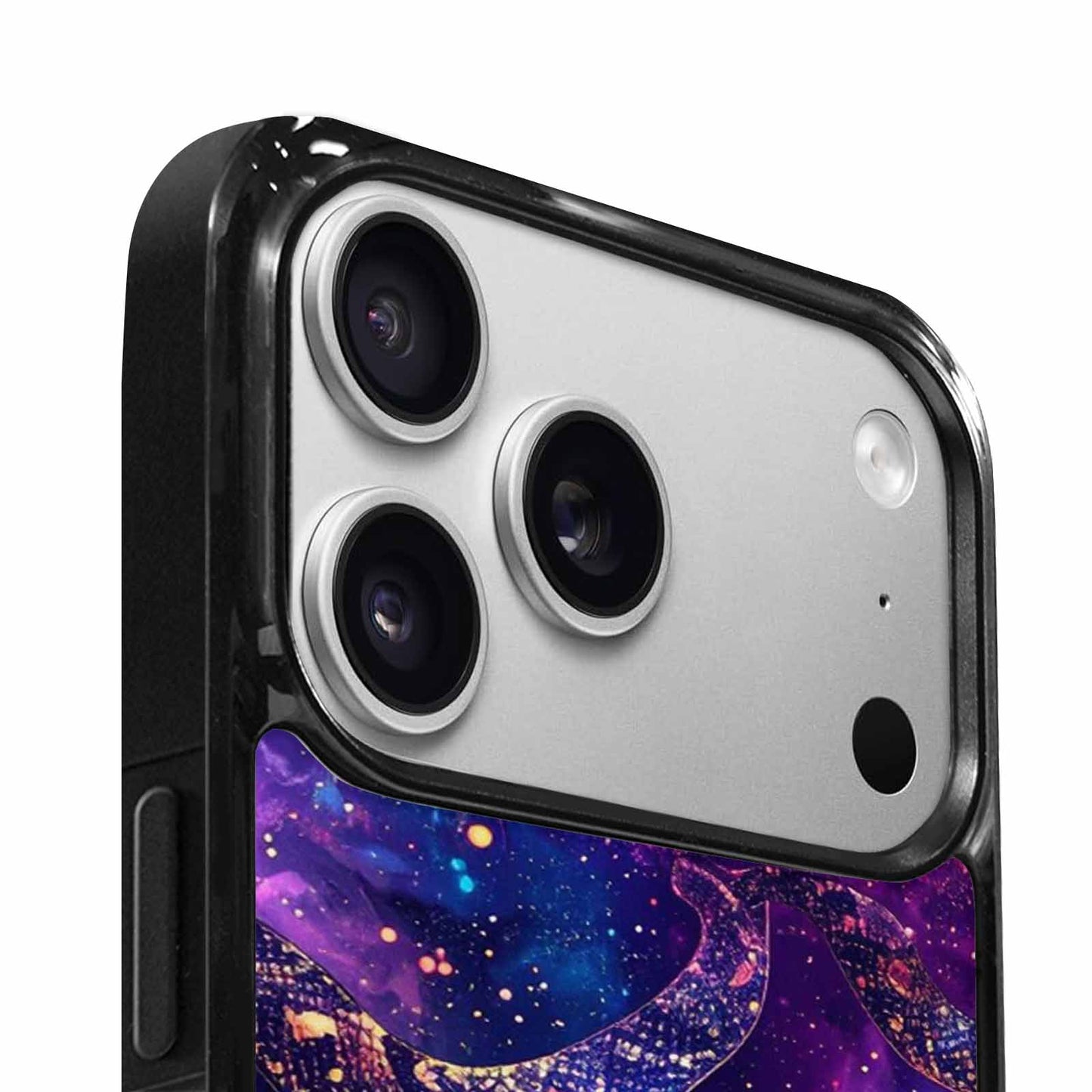 iPhone 17 Pro Case — Snake Print Galaxy Seamless Pattern Animal, Unique Phone Case Design