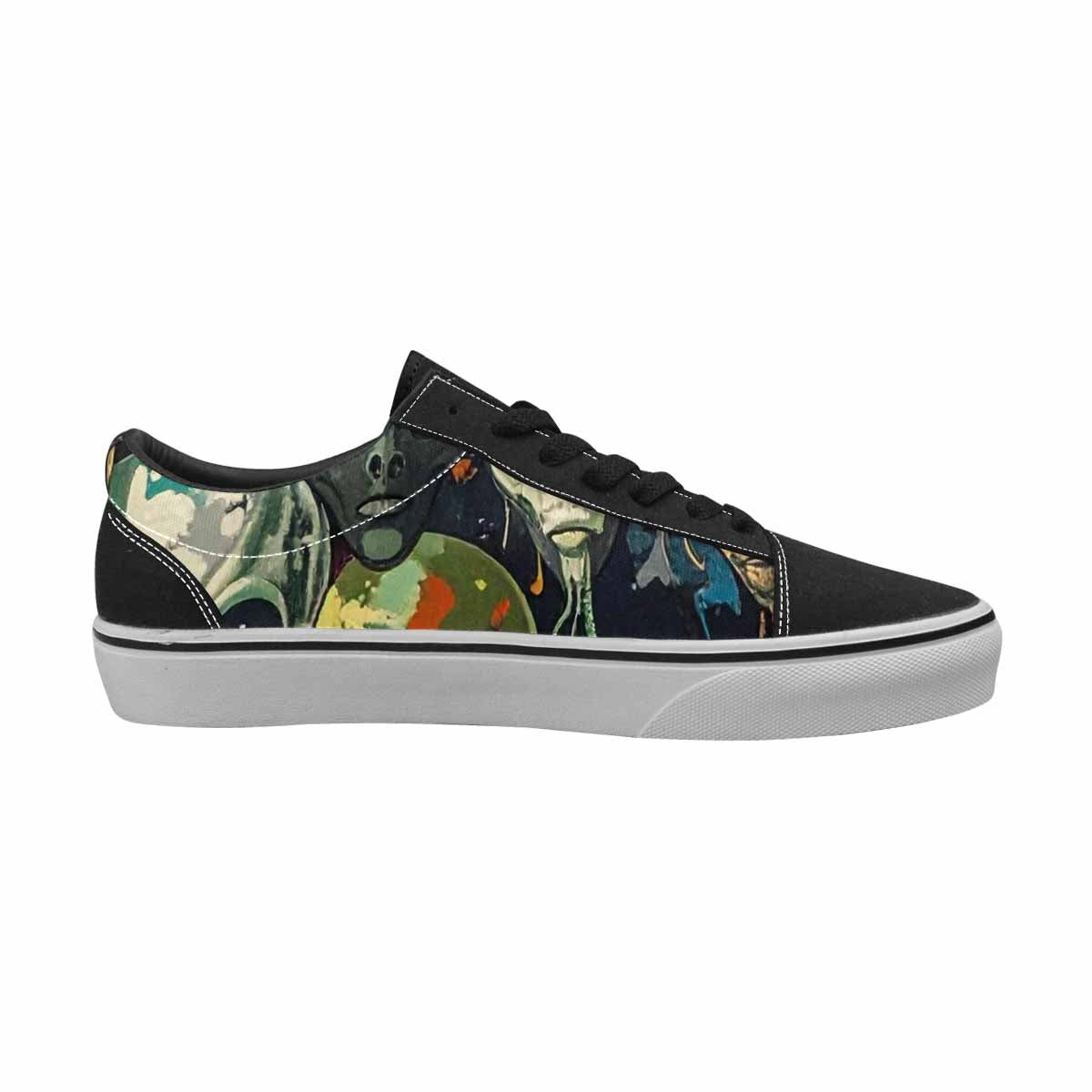 WOMEN'S Aliens × Camo Aliens Lace-Up Canvas Y2K Shoes