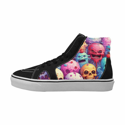 MEN'S Ice Cream Monsters  High Top Canvas Surreal Custom Shoes