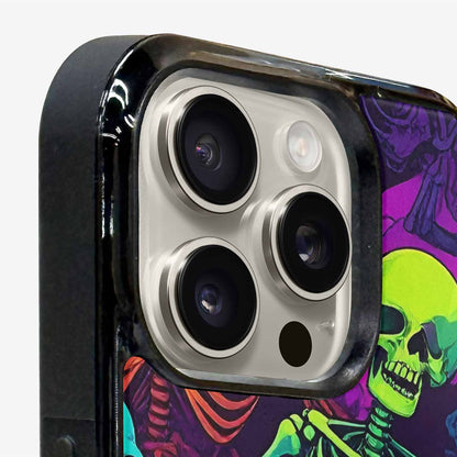iPhone 16 Pro Case — Glowing Skeleton Pattern Hundreds Of Small, Unique Phone Case Design