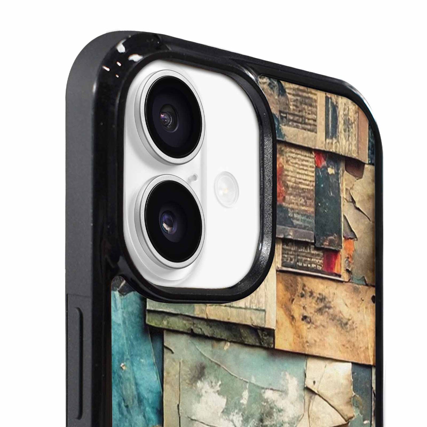 iPhone 17 Case — Distressed Grunge Texture Pattern Original Art, Custom Art Phone Cover