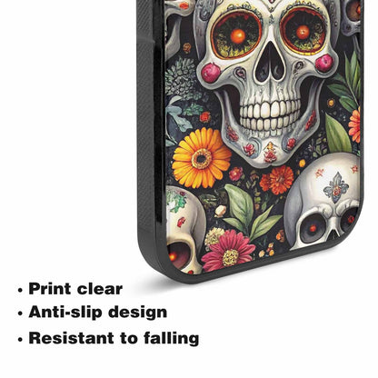 iPhone 15 Case — Greyscale Black And White Dark Black, Original Design Phone Case