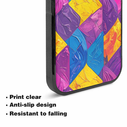 iPhone 15 Plus Case — Pansexual Flag Color Theme Small Rainbow, Custom Made Phone Cover