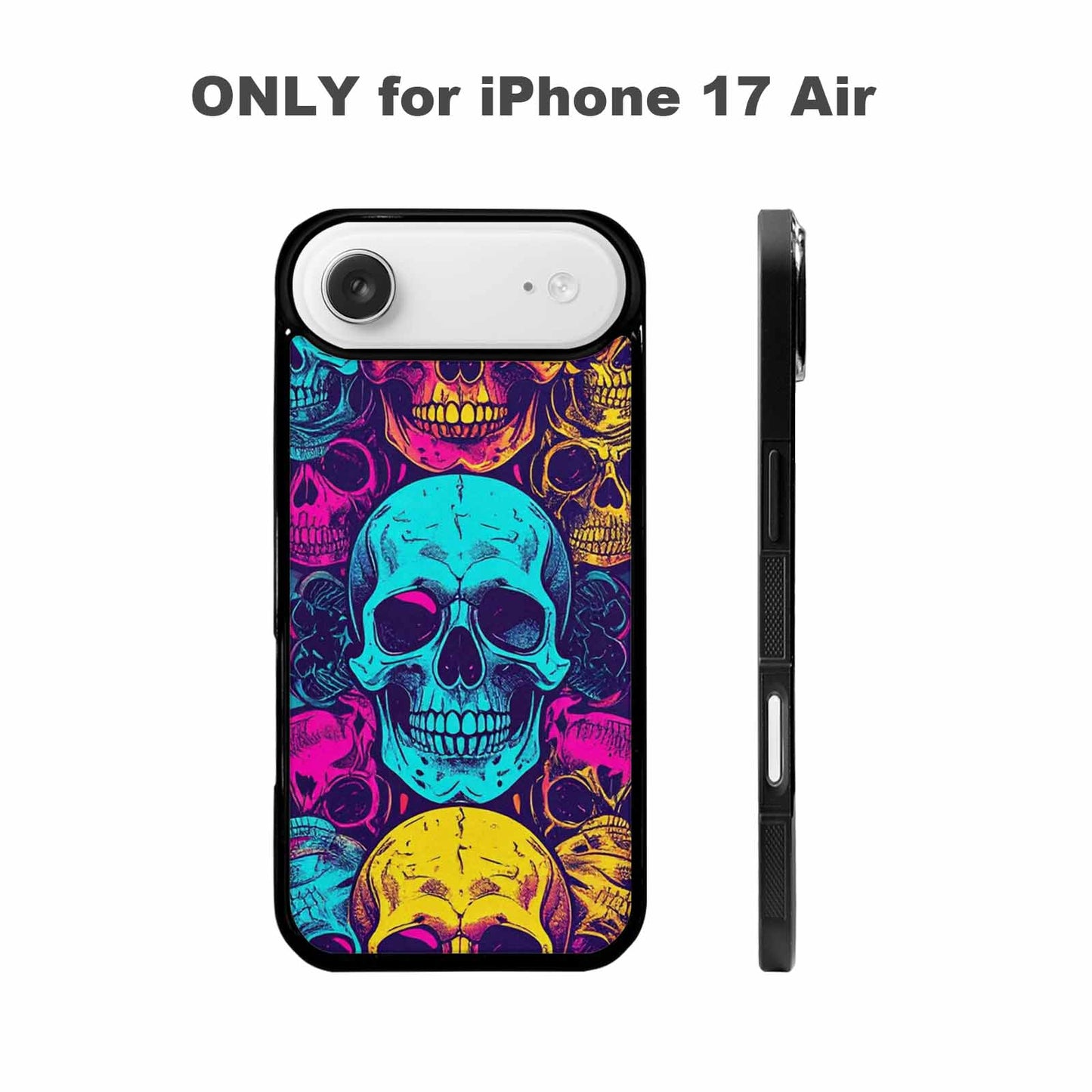 iPhone 17 Air Case — Skull Dark Art Gothic Print Gothic, Custom Made Phone Cover