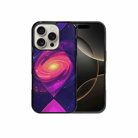 iPhone 16 Pro Case — Rose Galaxy Art Seamless Pattern Vibrant, Customized Protective Case