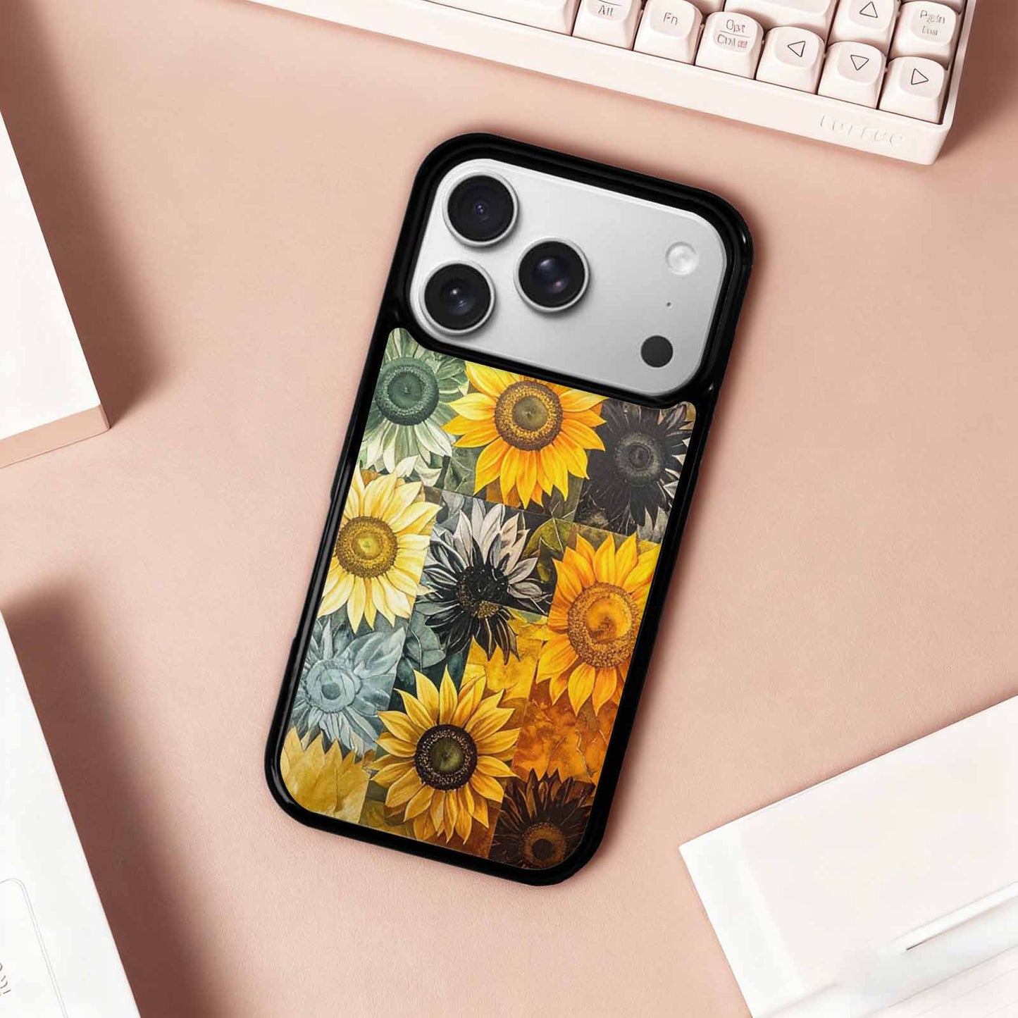 iPhone 17 Pro Case — Blend Melt Them Together Small Floral, Customized Protective Case