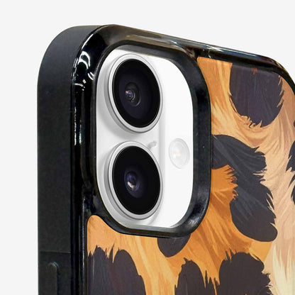iPhone 16 Plus Case — Leopard Soft Airbrush Gradient, Personalized Phone Case