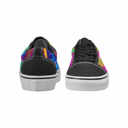 WOMEN'S Ice Cream Monsters  Lace-Up Canvas Dreamlike Custom Shoes