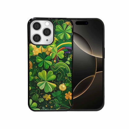 iPhone 15 Pro Max Case — St Patrick\'s Clover St Patrick\'s Clover, Personalized Phone Case