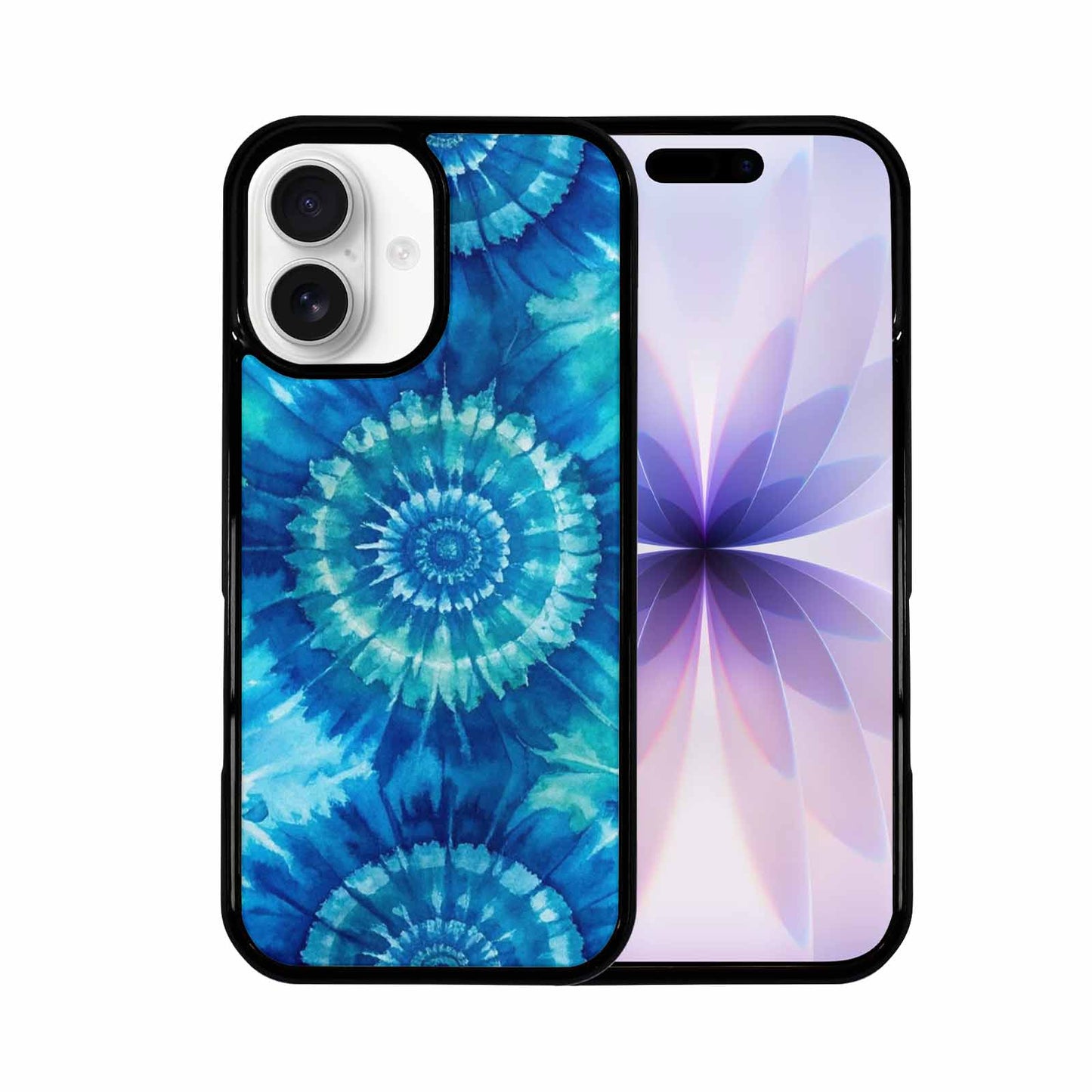 iPhone 17 Case — Tie Dye Ocean Blues Tie Dye, Custom Made Phone Cover