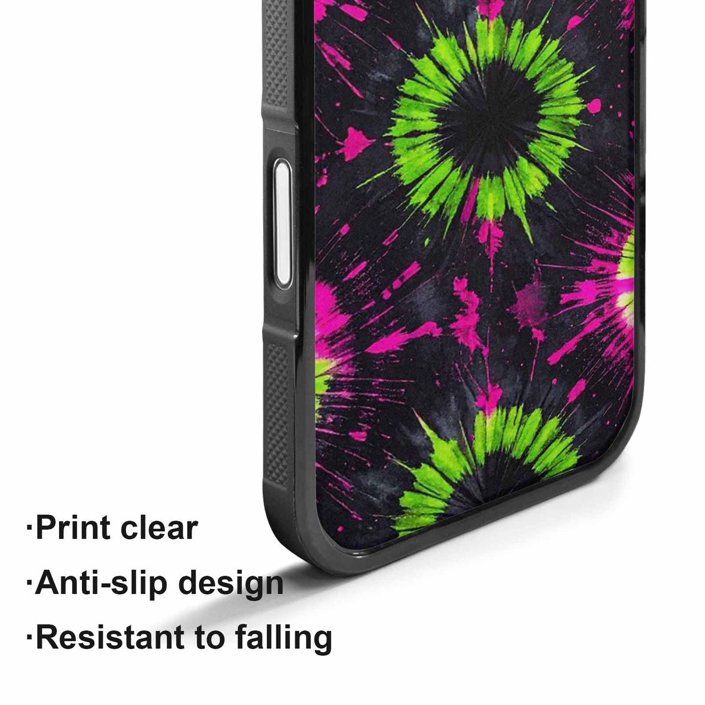 iPhone 17 Case — Acid Wash Tie Dye Neon Tie, Custom Art Phone Cover