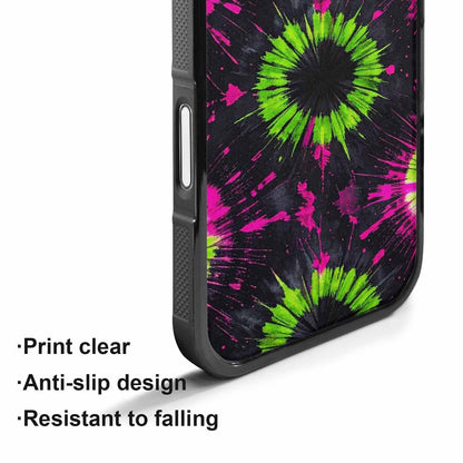 iPhone 17 Case — Acid Wash Tie Dye Neon Tie, Custom Art Phone Cover