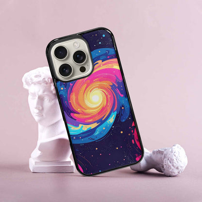 iPhone 16 Pro Case — Love Wins Galaxy Seamless Pattern Vibrant, Unique Phone Case Design